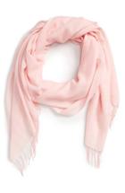 Women's Nordstrom Tissue Weight Wool & Cashmere Scarf, Size - Pink
