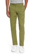 Men's Bonobos Tailored Fit Washed Stretch Cotton Chinos X 32 - Green