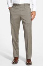 Men's Jb Britches 'torino' Flat Front Wool Trousers