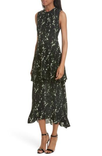 Women's A.l.c. Wylon Print Silk Dress