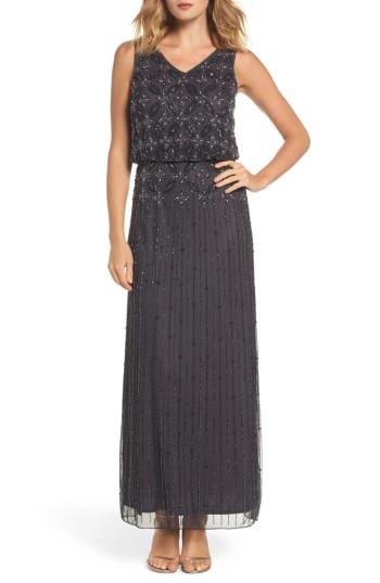 Women's Pisarro Nights Beaded Blouson Gown