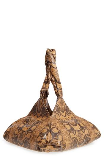 Givenchy Pyramid Leather Shoulder Bag - Beige