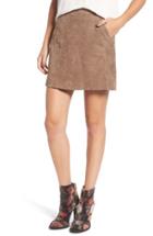 Women's Blanknyc Suede Miniskirt