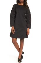 Women's Halogen Parachute Sleeve Shift Dress - Black