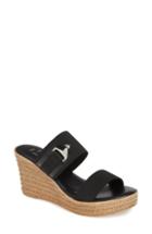 Women's Tuscany By Easy Street Marisole Platform Wedge Sandal .5 M - Black