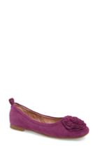 Women's Taryn Rose Rosalyn Ballet Flat .5 M - Purple