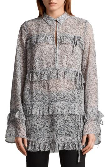 Women's Allsaints Deirdre Leodot Shirt - Pink