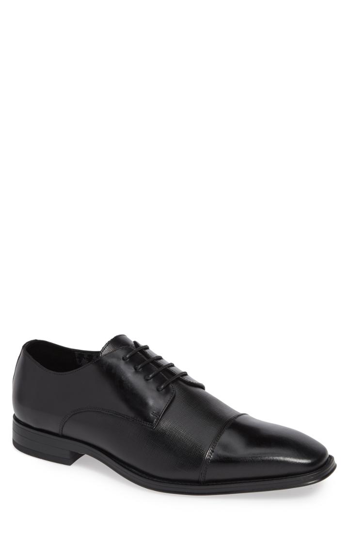 Men's Karl Lagerfeld Paris Cap Toe Derby .5 M - Black