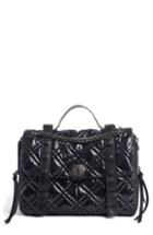 Balmain Quilted Faux Leather Shoulder Bag -