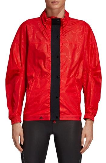 Women's Adidas By Stella Mccartney Run Wind Jacket - Red