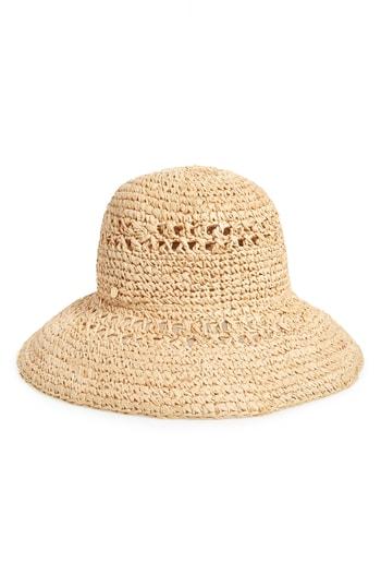 Women's Bcbgmaxazria Straw Bucket Hat - Brown