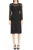 Women's Dolce & Gabbana Lace Sheath Dress Us / 42 It - Black
