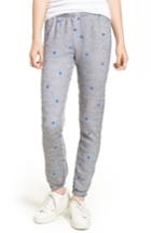 Women's Wildfox Football Star Knot Sweatpants - Grey