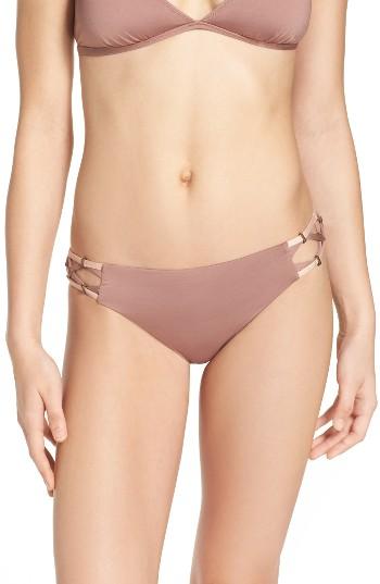 Women's Dolce Vita Beaded Bikini Bottoms - Brown