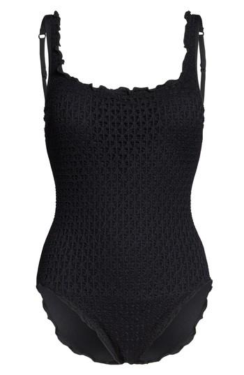 Women's Seafolly Havana Crochet One-piece Swimsuit Us / 14 Au - Black