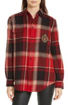 Women's Polo Ralph Lauren Plaid Shirt - Red
