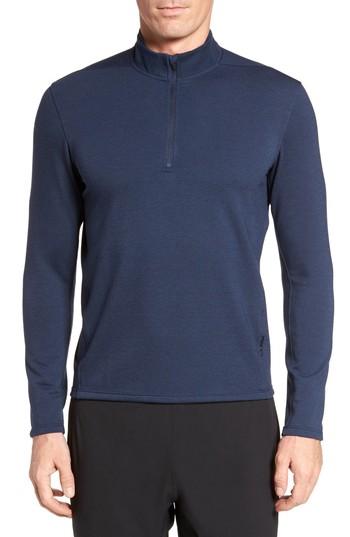 Men's Ten Thousand Distance Quarter Zip Pullover - Blue