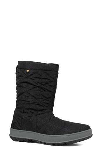 Women's Bogs Mid Snowday Bootie M - Black