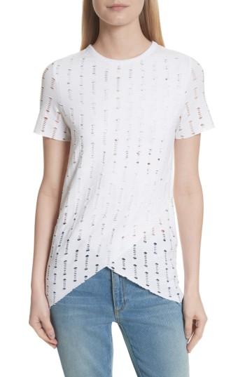 Women's Twenty Perforated Tee - White
