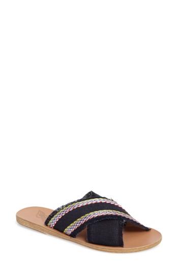 Women's Ancient Greek Sandals Thais Slide Sandal Us / 35eu - Blue