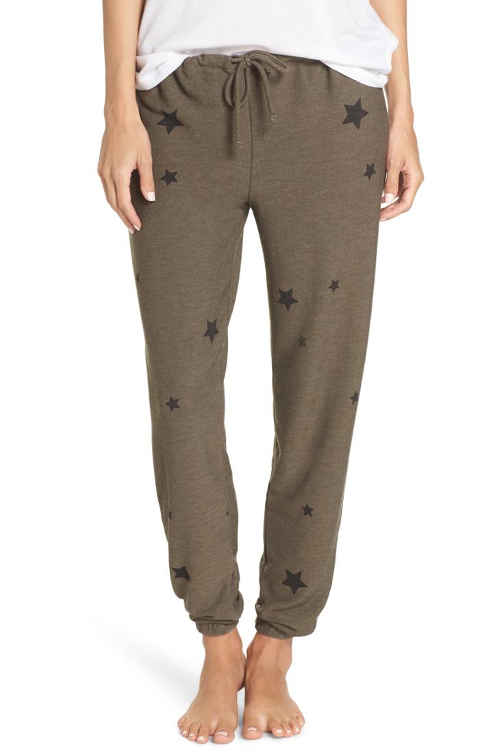 Women's Chaser Multi Star Jogger Pants - Green