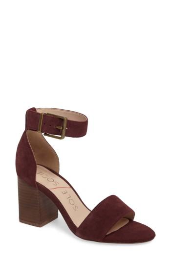 Women's Sole Society Montana Sandal .5 M - Brown