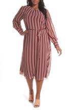 Women's Boden Belted Stripe Midi Dress