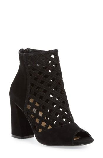 Women's Kristin Cavallari Luxembourg Cage Peep Toe Bootie M - Black