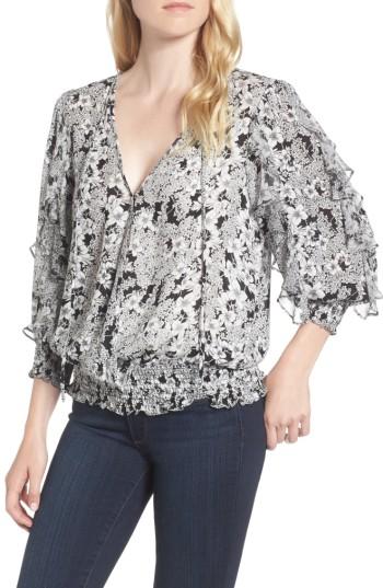Women's Parker Larah Silk Georgette Blouse - White