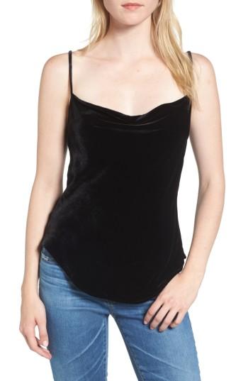 Women's Ag Gia Velvet Camisole - Black