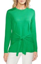 Women's Vince Camuto Tie Front Sweater - Green