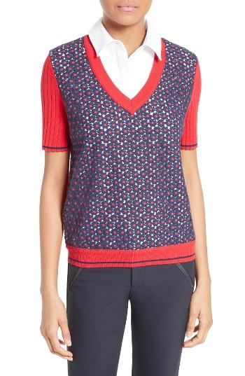 Women's Tory Burch Marcel Layered Look Pullover