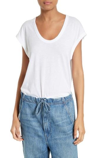 Women's Vince Distressed Muscle Tank - White