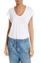 Women's Vince Distressed Muscle Tank - White