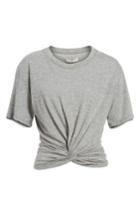 Women's 7 For All Mankind Knotted Tee - Grey