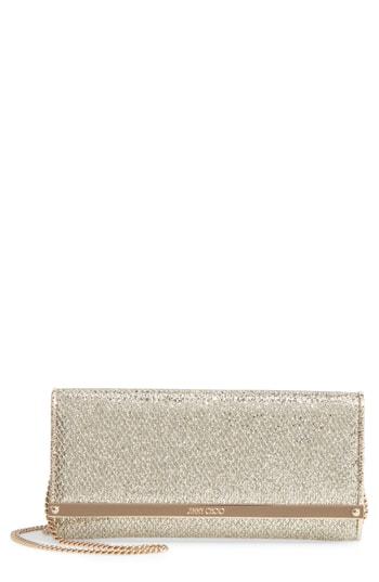 Women's Jimmy Choo 'milla' Glitter Wallet On A Chain -