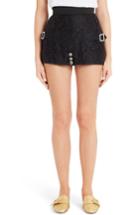 Women's Dolce & Gabbana Buckle Detail Jacquard Miniskirt