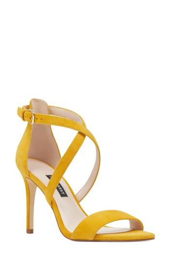 Women's Nine West My Debut Strappy Sandal M - Yellow