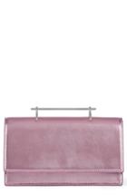 M2malletier Alexia Metallic Leather Shoulder Bag - Pink