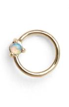 Women's Wwake Small Opal Circle Earring