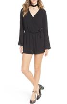 Women's Mimi Chica Wrap Front Romper