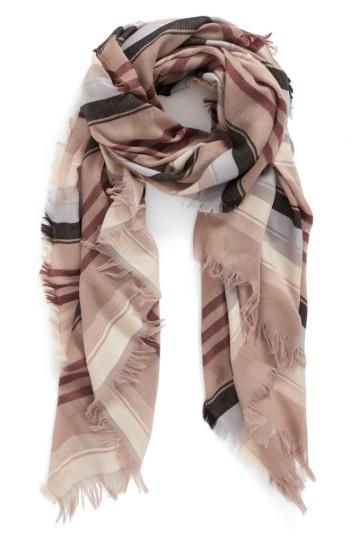 Women's Bp. Multi Stripe Scarf, Size - Beige