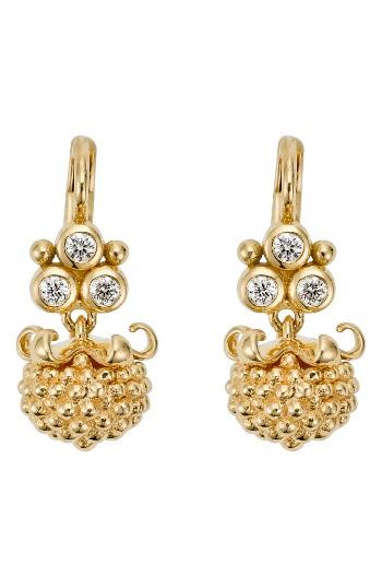 Women's Temple St. Clair Mini Pod Diamond Drop Earrings