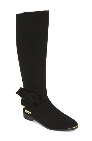 Women's Ted Baker London Alrami Bow Knee High Boot M - Black