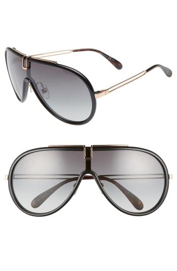 Women's Givenchy 99mm Shield Sunglasses - Black