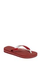 Women's Havaianas Top Mix Usa Flag Flip Flop /40 Br - Red