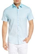 Men's Stone Rose Gradient Diamond Sport Shirt