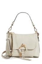 See By Chloe Small Joan Leather Shoulder Bag - White