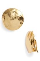 Women's Karine Sultan Eva Shell Disc Clip-on Earrings
