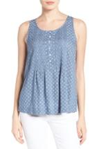 Women's Caslon Pleat Front Tank